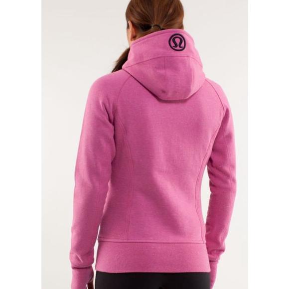 lululemon athletica Tops - Lululemon Scuba Hoodie Sparkle - Heathered Paris Pink / Size 10